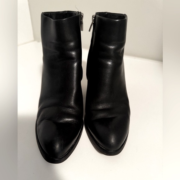 Alexander Wang Black Leather Gabi Ankle Length Boots Size 36 - Picture 3 of 4